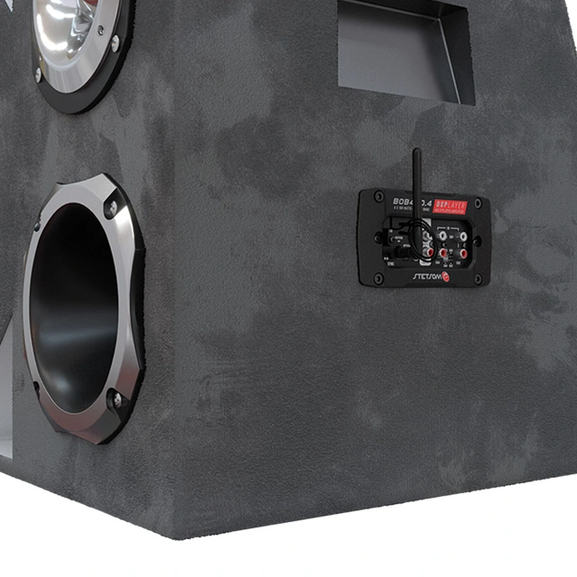 Stetsom BOB400.4 DSPlayer 4x100W RMS 2 Ohm, DSP, Bluetooth, Optisk 