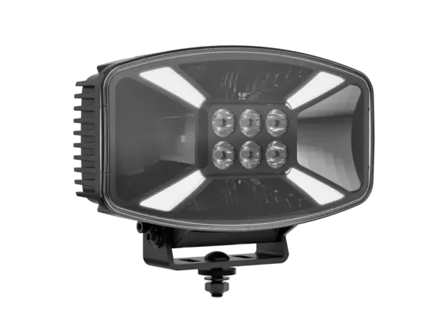 Briodlights Combo X LED fjernlys 7", 8500 lumen, Posisjonslys, varsellys 