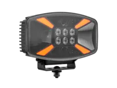 Briodlights Combo X LED fjernlys 7", 8500 lumen, Posisjonslys, varsellys