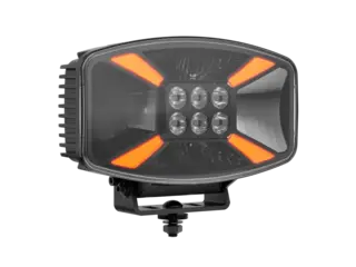 Briodlights Combo X LED fjernlys 7", 8500 lumen, Posisjonslys, varsellys