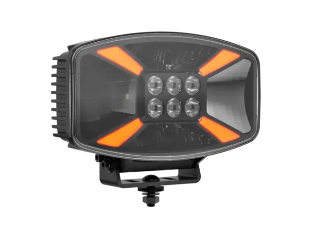 Briodlights Combo X LED fjernlys 7", 8500 lumen, Posisjonslys, varsellys 