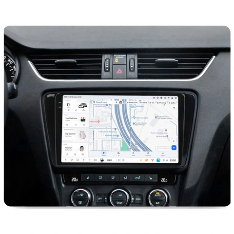 DUDU multimediaspiller med 10,1" skjerm Skoda Superb (2016-2018) Pianolakk