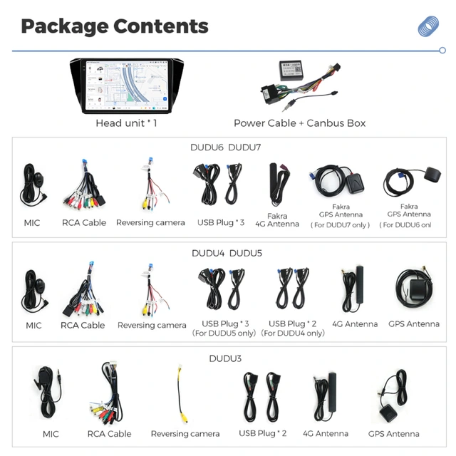 DUDU multimediaspiller med 10,1" skjerm Skoda Superb (2016-2018) Pianolakk 