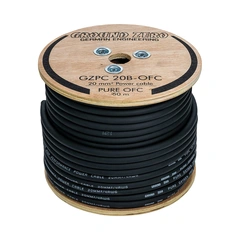 Ground Zero strømkabel OFC 20mm2 Sort 20mm², Sort, Pris per meter