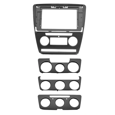 Monteringsramme for 10,1" spiller Skoda Octavia (2005-2012) Sort