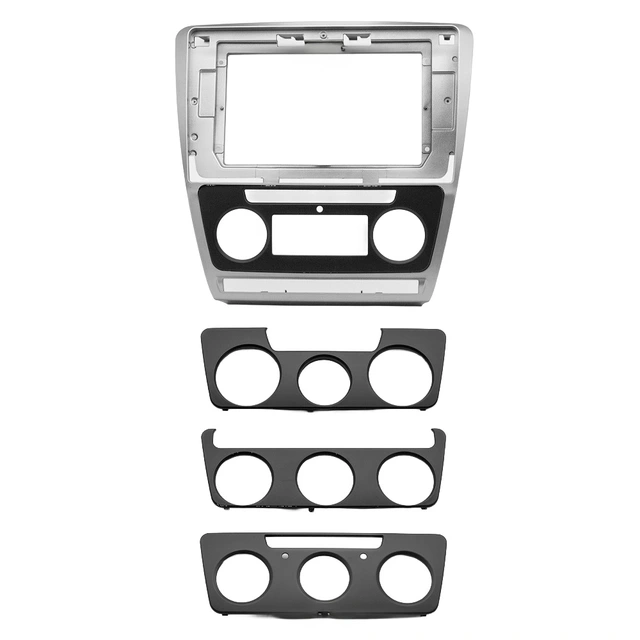 Monteringsramme for 10,1" spiller Skoda Octavia (2005-2012) Sølv 
