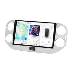 DUDU multimediaspiller med 10,1" skjerm VW Tiguan (2008-2015) Sølv