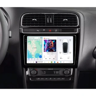 DUDU multimediaspiller med 9,5" skjerm VW Polo (2010-2014) Pianolakk