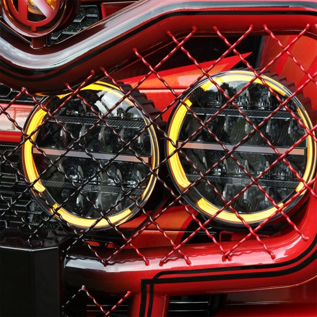 Briodlights Olympus 2.0 9" LED fjernlys 9", 12400 lumen, Posisjonslys, varsellys 