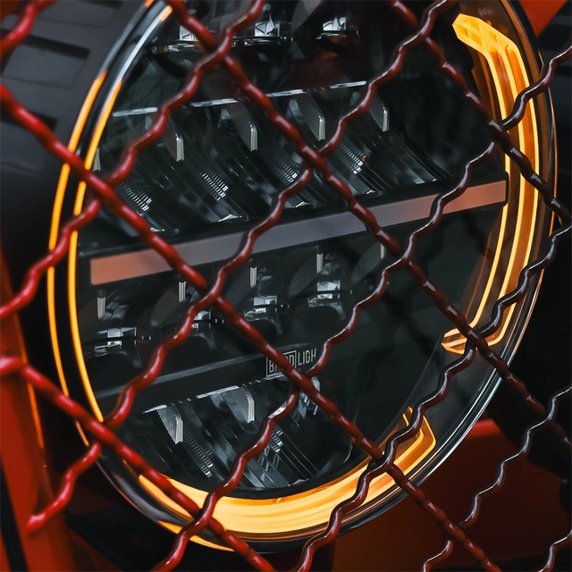 Briodlights Olympus 2.0 9" LED fjernlys 9", 12400 lumen, Posisjonslys, varsellys 