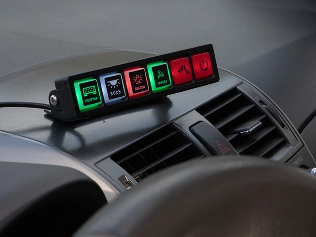 Optibeam Kontrollpanel 4-kanals kontrollpanel, 12/24V 