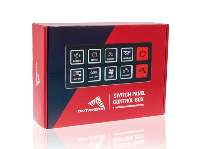 Optibeam Kontrollpanel 8-kanals kontrollpanel, 12/24V 