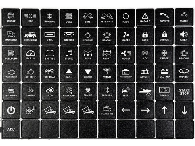 Optibeam Kontrollpanel 8-kanals kontrollpanel, 12/24V 