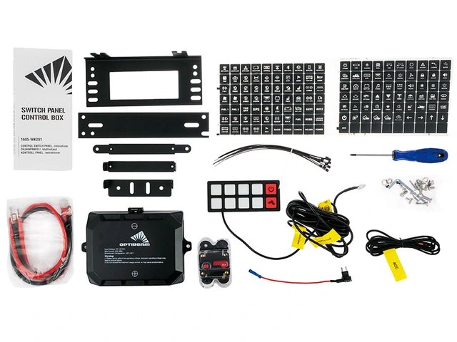 Optibeam Kontrollpanel 8-kanals kontrollpanel, 12/24V 