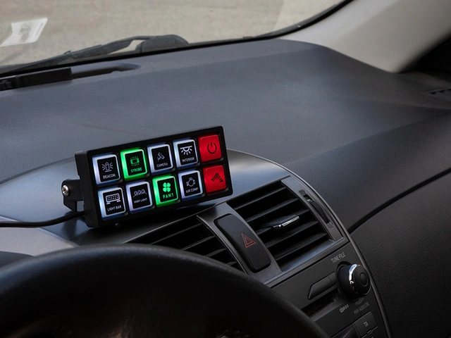 Optibeam Kontrollpanel 8-kanals kontrollpanel, 12/24V 