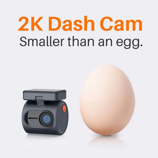 ConnectED Dashboardkamera mini 1-kanals, 2K, WIFI, 32GB 