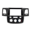 Monteringsramme for 9" spiller Toyota Hilux (2006-2015) m/Manuell AC