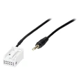 AUX-adapter (Minijack) BMW/Mini m/Quadlock-kontakt