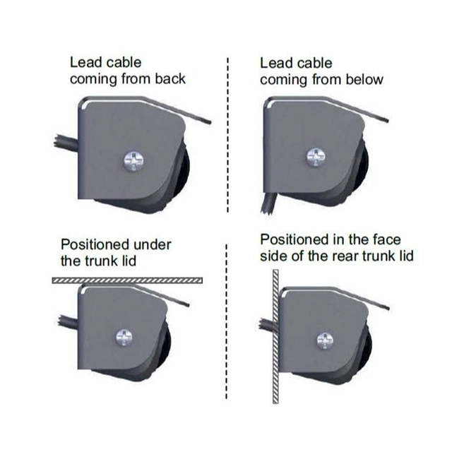 Navlinkz Ryggekamera  (AHD 1080p) Kompakt, 10 meter kabel 