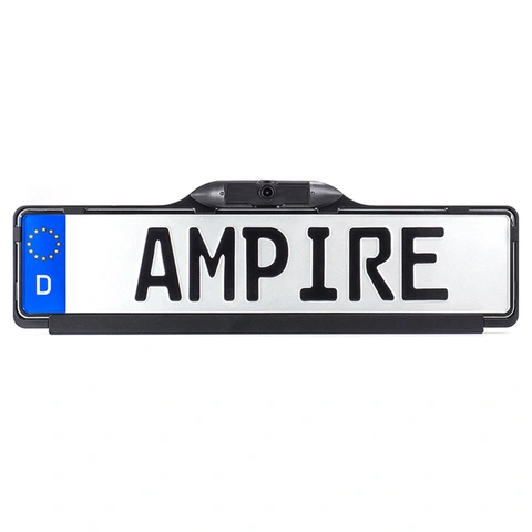 Ampire skiltplatekamera (AHD 1080p) Skiltplate med integrert kamera