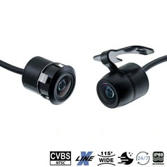 Ampire Mini ryggekamera (CVBS) NTSC, 8 meter kabel, 115° Horisontal