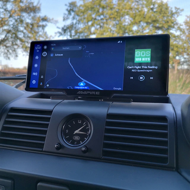 Ampire CPM103 10" Monitor u/ryggekamera 10" monitor med Carplay/Android Auto 