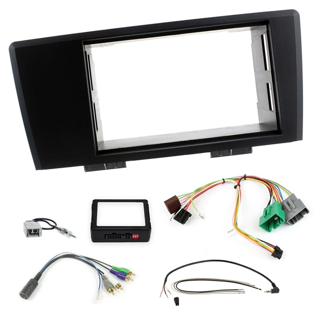 2-DIN monteringssett - komplett Volvo S60/V70/XC70 (2001-2005) Sort 