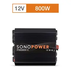 Sonopower strøminverter 800W 12V->230V, modifisert sinus