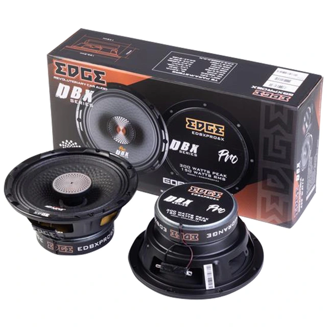 Edge DBXPRO 6,5" koaksial høyttalere 150W RMS, 98 dB, 4 Ohm, Pris per par 