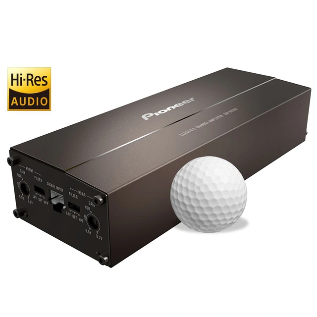 Pioneer GM-DX104 4-kanals forsterker 4x45W RMS, ISO-tilkobling, Hi-Res 