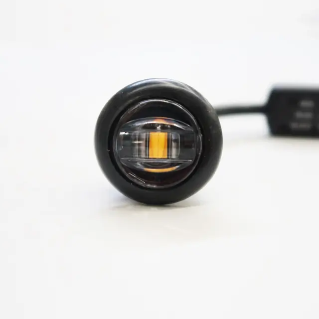 XG Marker19 Clear Markeringslys Oransje, R148, 12/24 Volt 