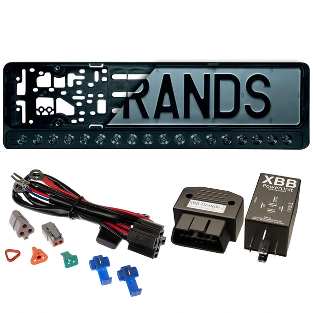 Strands Nuuk E-Line Black lyspakke Nuuk E-Line, XBB, Reléholder 