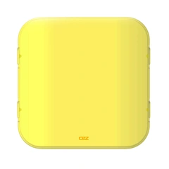 OZZ SQR 7" Deksel (gult) Gult beskyttelsesdeksel