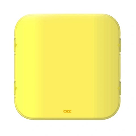 OZZ SQR 7" Deksel (gult) Gult beskyttelsesdeksel