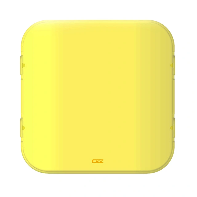 OZZ SQR 7" Deksel (gult) Gult beskyttelsesdeksel 
