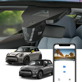FITCAMX Integrert 4K Dashcam (foran+bak) Mini (2025 -->) "2258"