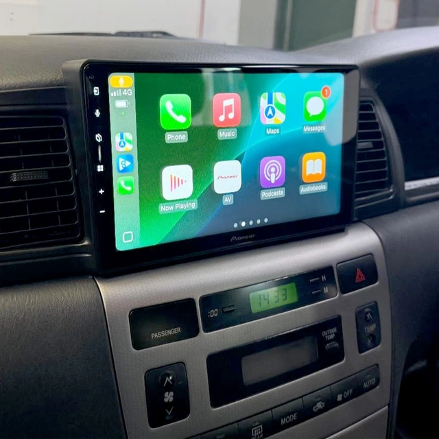 Pioneer Perfect Fit spiller til Toyota Corolla (2002-2007) u/Multifunksjonsratt 