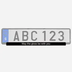 Tershine Skiltplatelist For Bil-skilt