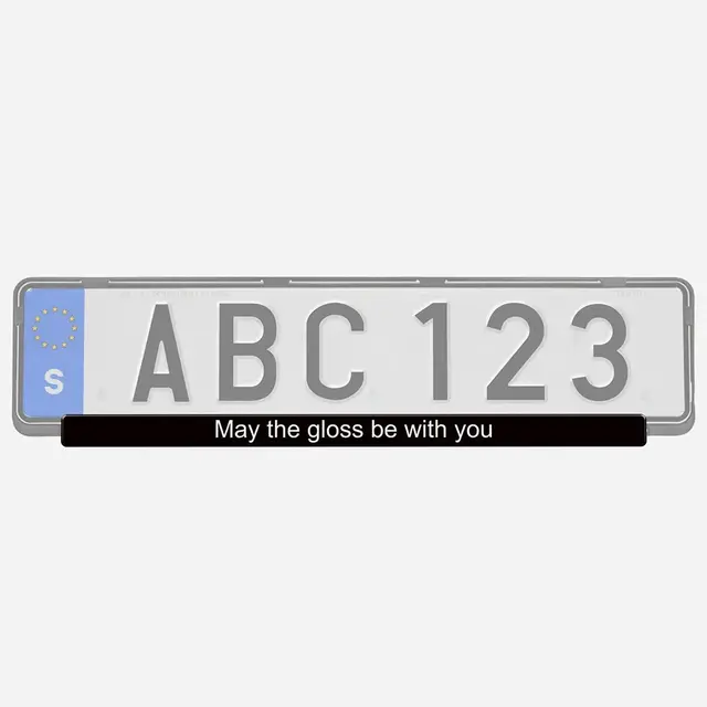 Tershine Skiltplatelist For Bil-skilt 