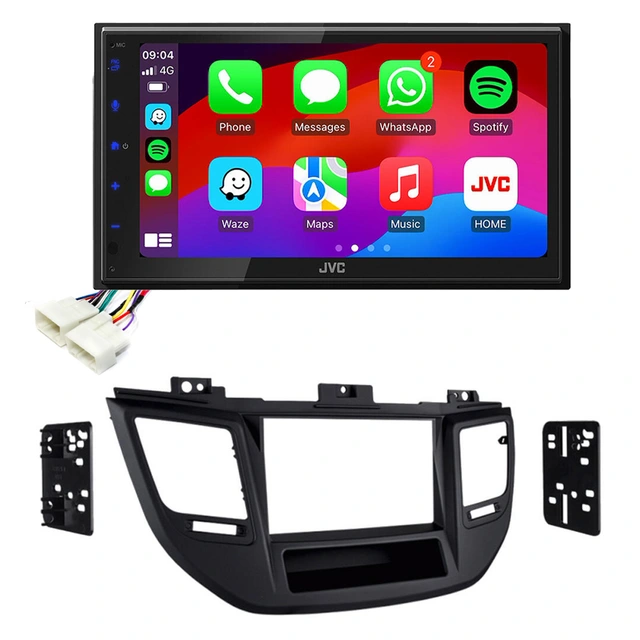 JVC KWM695DBW Bilradiopakke Hyundai Tucson (2016-2018) u/Navi 