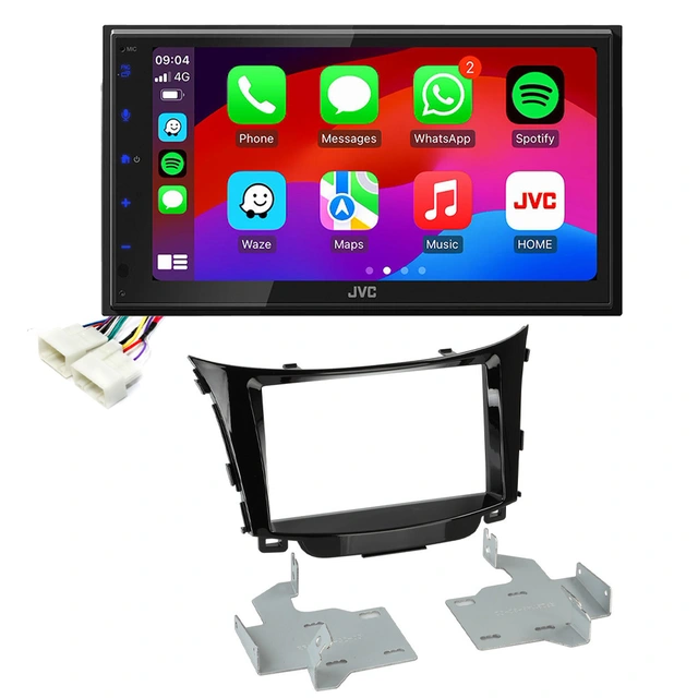 JVC KWM695DBW Bilradiopakke Hyundai i30 (2012-2016) u/Navigasjon 