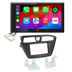 JVC KWM695DBW Bilradiopakke Hyundai i20 (2015-2018) u/Navigasjon