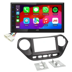 JVC KWM695DBW Bilradiopakke Hyundai i10 (2014-2019) u/Navigasjon