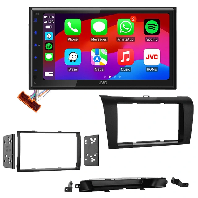 JVC KWM695DBW Bilradiopakke Mazda 3 (2003-2008) 