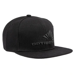 Optibeam Snapback Cap Sort med Optibeam logo