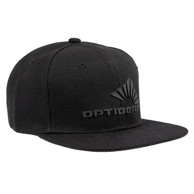 Optibeam Snapback Cap Sort med Optibeam logo 