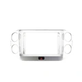 Monteringsramme for 10,1" spiller VW Golf Plus/Tiguan (2005-2015) Sølv