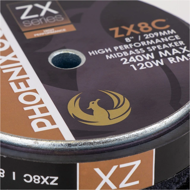 Phoenix Gold ZX8C 8" mellomtone par 8", 120W RMS, ZX-Serien 