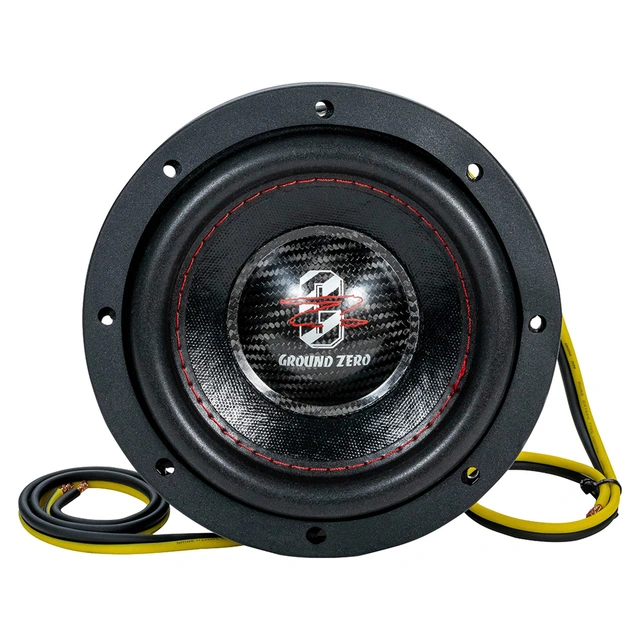 Ground Zero GZHW 16-D2 6,5" subwoofer 500W RMS, 1000W SPL, 2x2 Ohm, KLIPPEL 