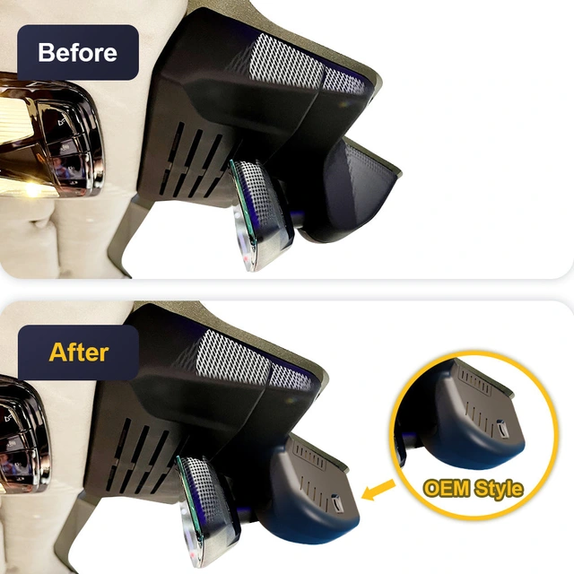 FITCAMX Integrert 4K Dashcam (foran+bak) BMW iX (2022 ->) (HD2-2218) 